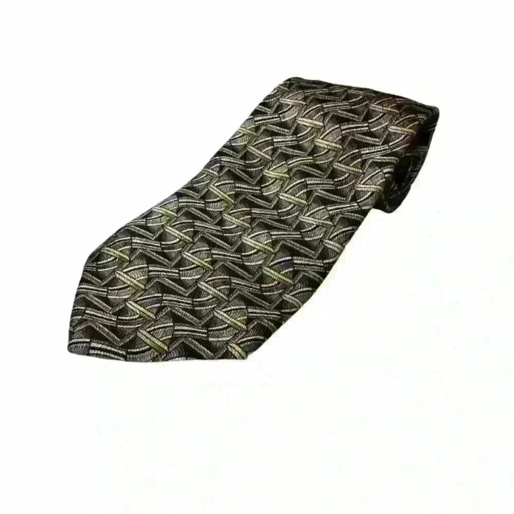 Men’s Vintage 1990s Jerry Garcia Tie - 100% Silk - Abstract Pattern